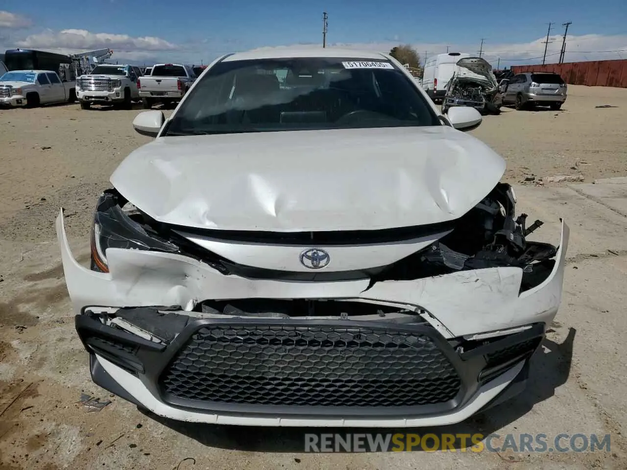 5 Photograph of a damaged car 5YFS4RCE4LP035577 TOYOTA COROLLA 2020