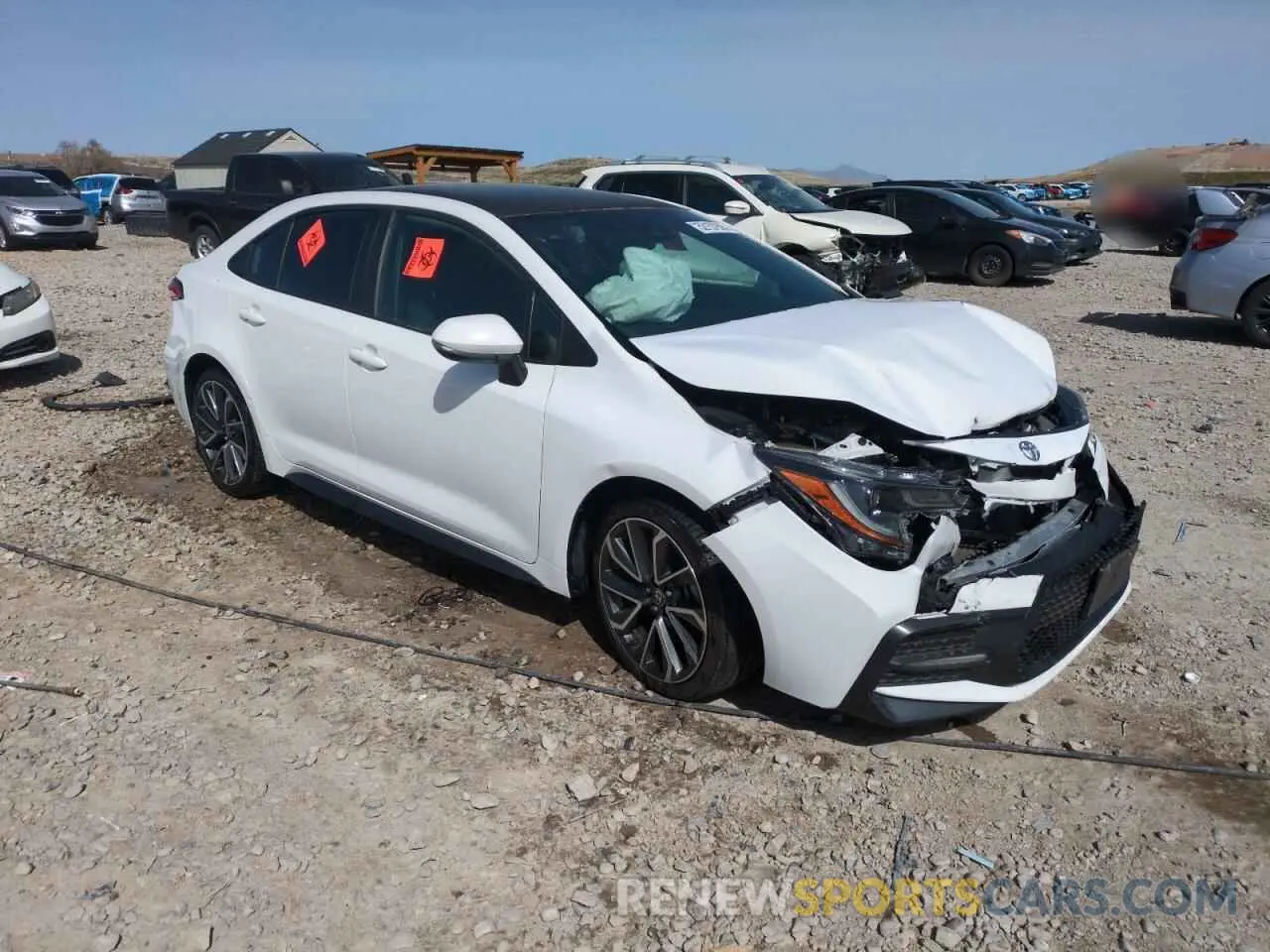 4 Photograph of a damaged car 5YFS4RCE4LP039239 TOYOTA COROLLA 2020