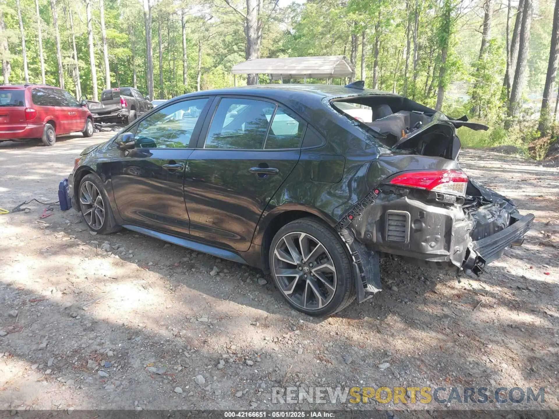 3 Photograph of a damaged car 5YFS4RCE4LP040097 TOYOTA COROLLA 2020