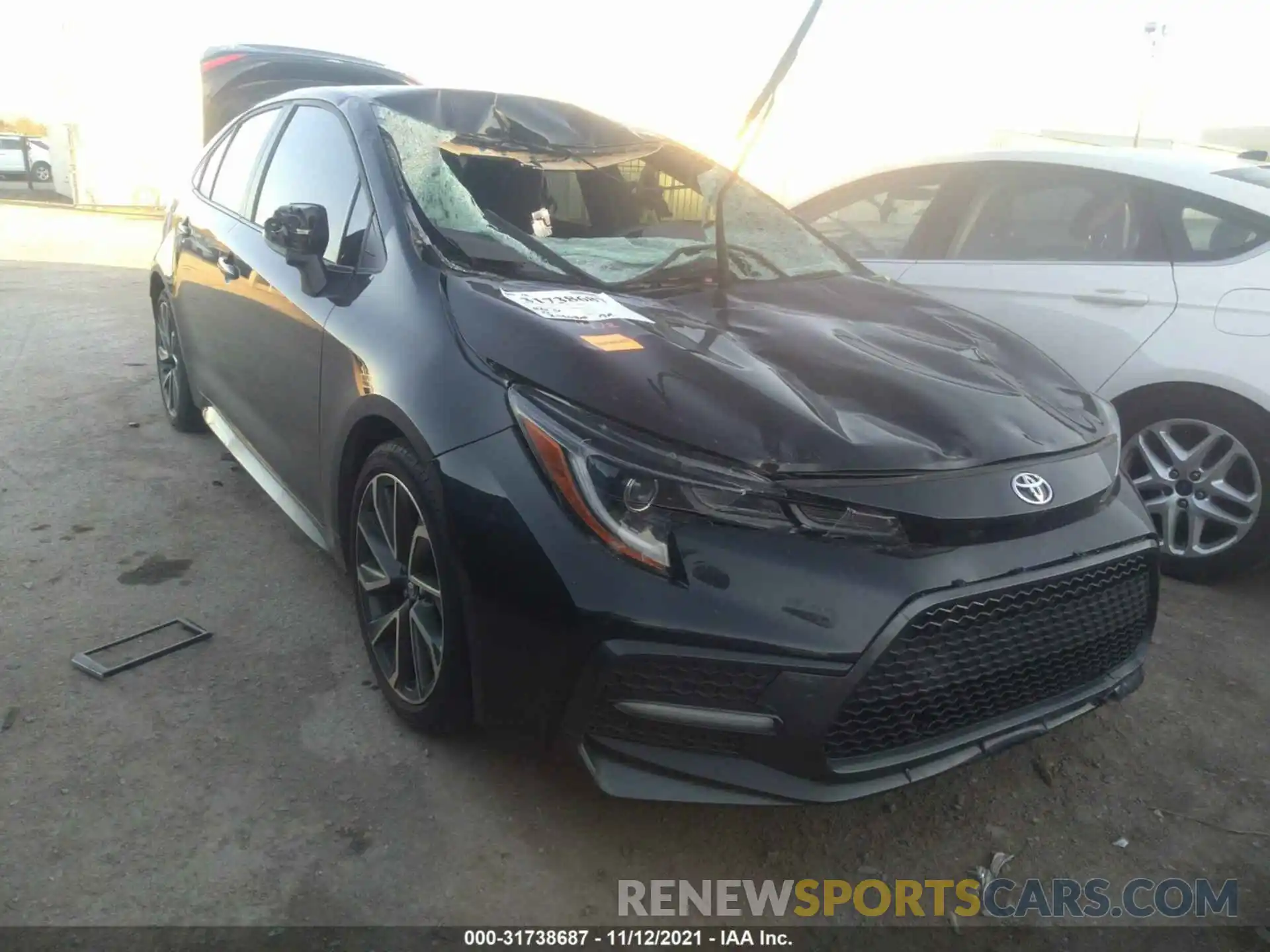 1 Photograph of a damaged car 5YFS4RCE4LP047759 TOYOTA COROLLA 2020