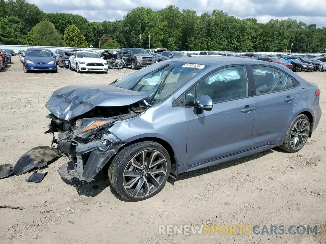 1 Photograph of a damaged car 5YFS4RCE5LP024684 TOYOTA COROLLA 2020