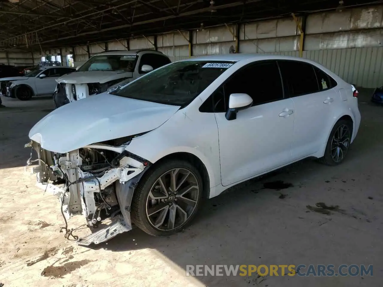1 Photograph of a damaged car 5YFS4RCE5LP027360 TOYOTA COROLLA 2020
