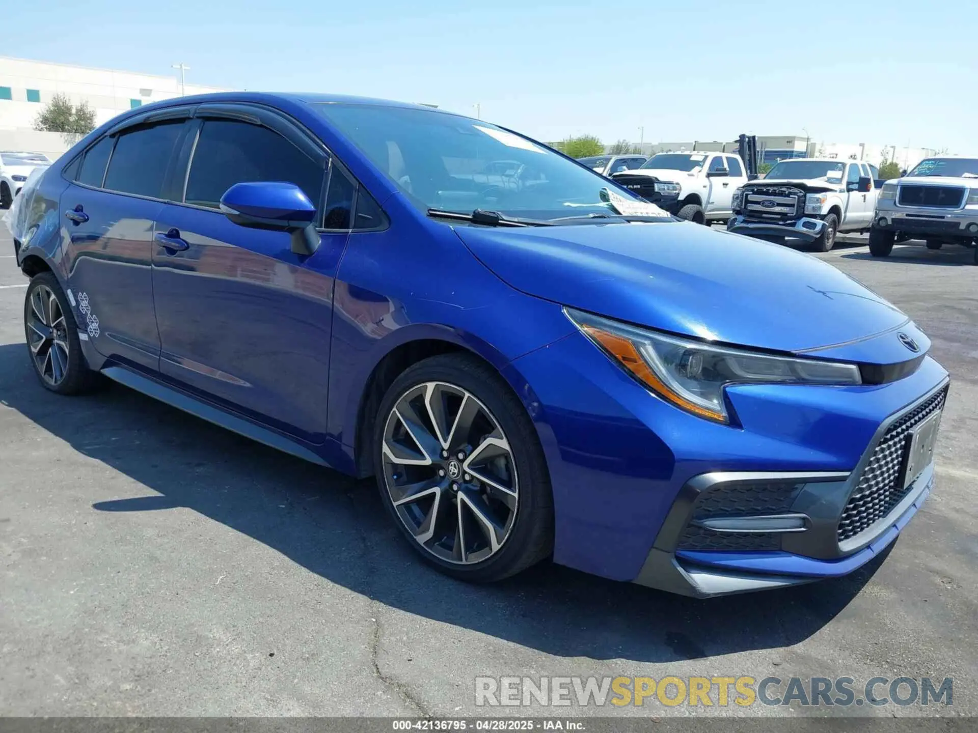 1 Photograph of a damaged car 5YFS4RCE5LP030789 TOYOTA COROLLA 2020