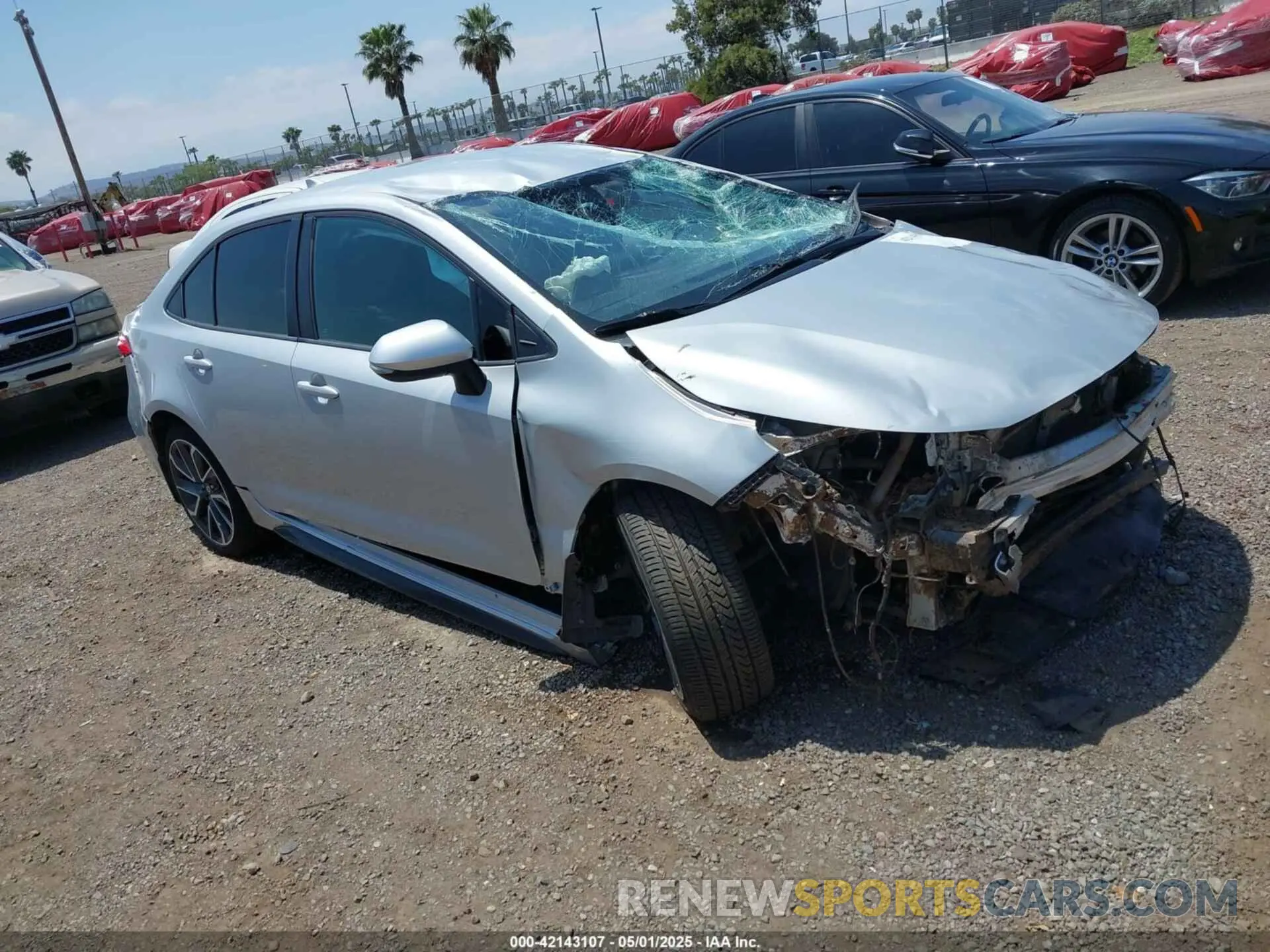 1 Photograph of a damaged car 5YFS4RCE5LP034504 TOYOTA COROLLA 2020