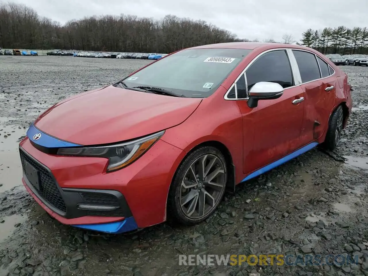 1 Photograph of a damaged car 5YFS4RCE5LP037483 TOYOTA COROLLA 2020