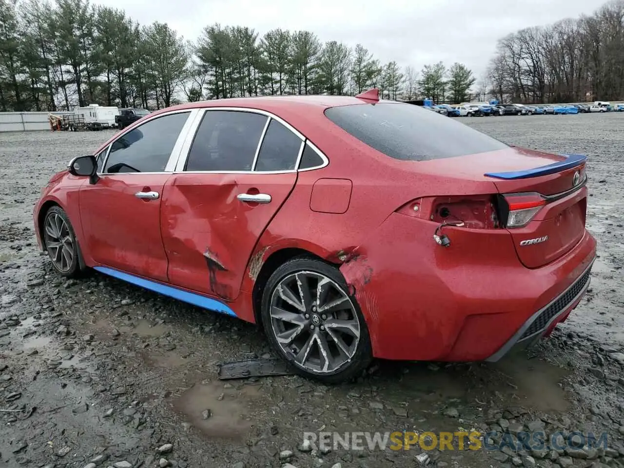 2 Photograph of a damaged car 5YFS4RCE5LP037483 TOYOTA COROLLA 2020