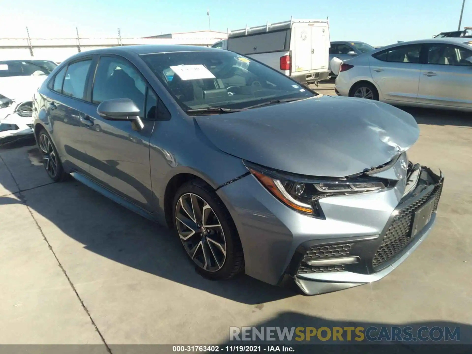 1 Photograph of a damaged car 5YFS4RCE5LP043123 TOYOTA COROLLA 2020