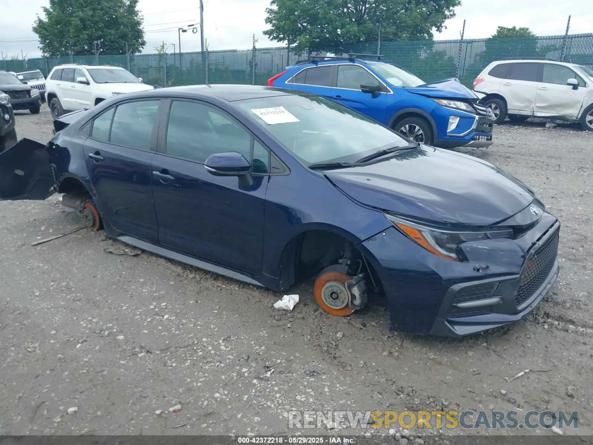 1 Photograph of a damaged car 5YFS4RCE5LP044336 TOYOTA COROLLA 2020