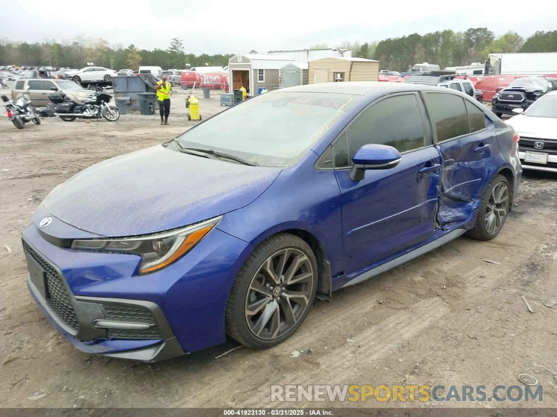 2 Photograph of a damaged car 5YFS4RCE5LP049486 TOYOTA COROLLA 2020