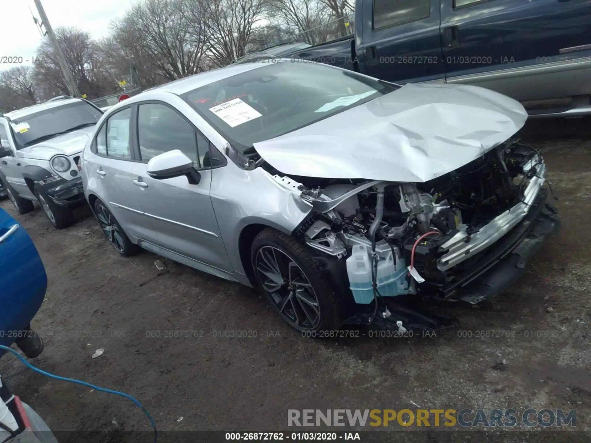 1 Photograph of a damaged car 5YFS4RCE6LP020269 TOYOTA COROLLA 2020