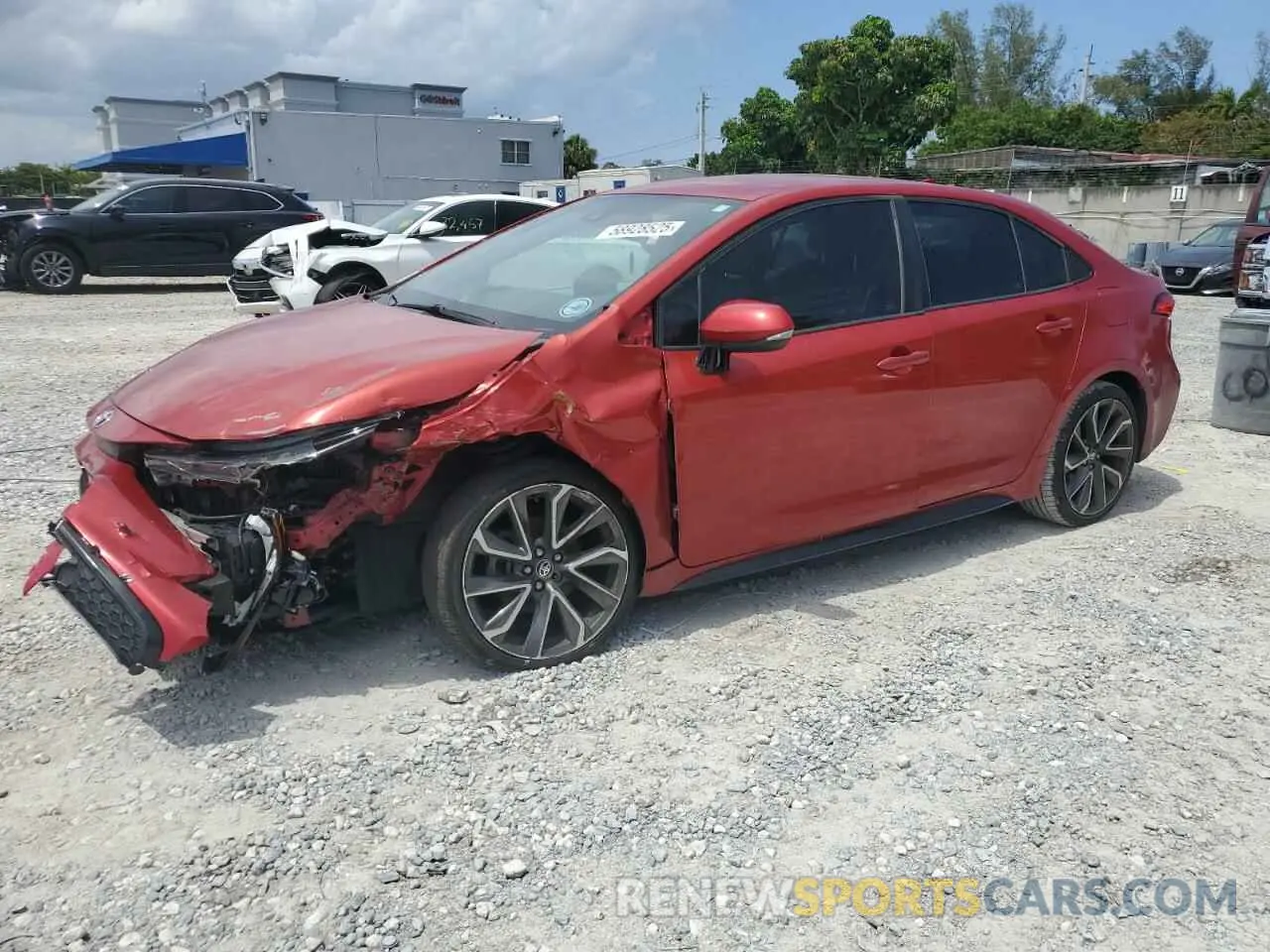 1 Photograph of a damaged car 5YFS4RCE6LP022667 TOYOTA COROLLA 2020