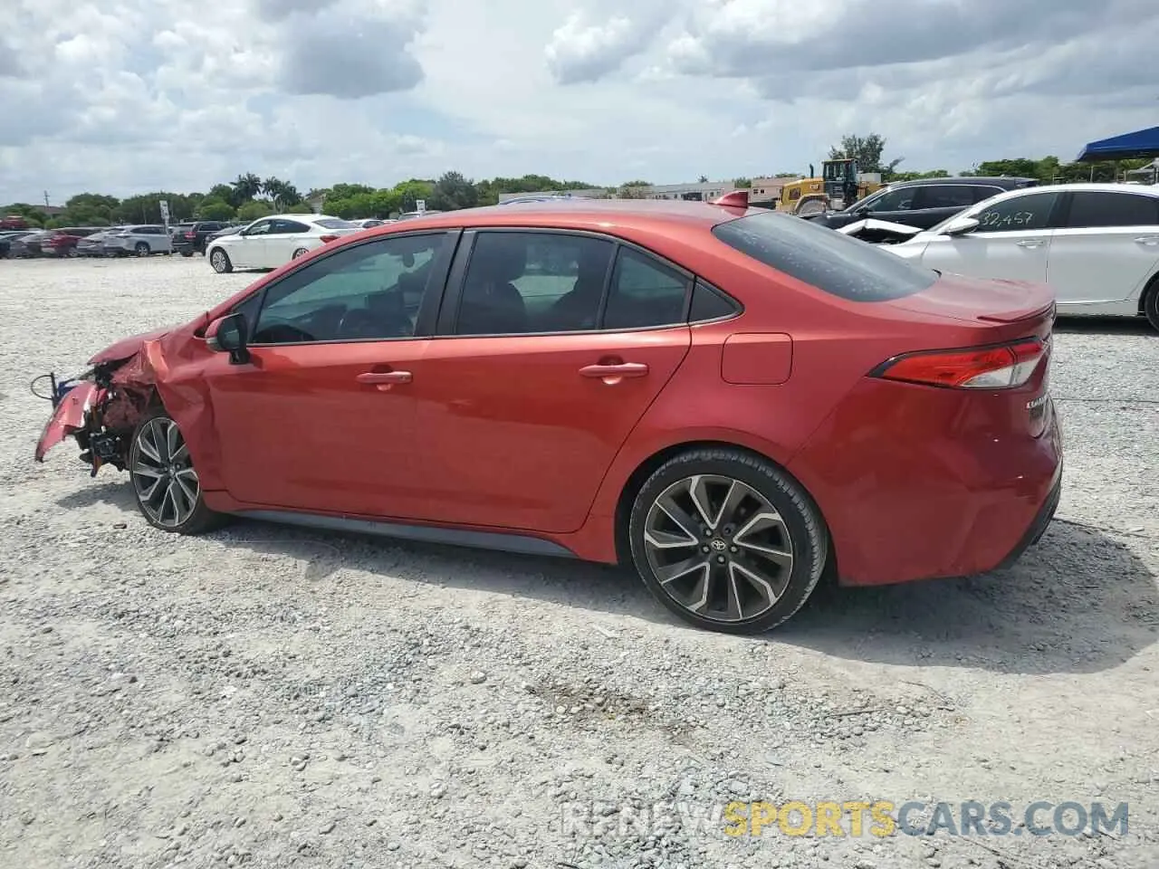2 Photograph of a damaged car 5YFS4RCE6LP022667 TOYOTA COROLLA 2020