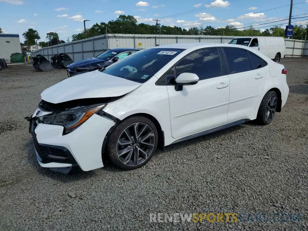 1 Photograph of a damaged car 5YFS4RCE6LP028405 TOYOTA COROLLA 2020