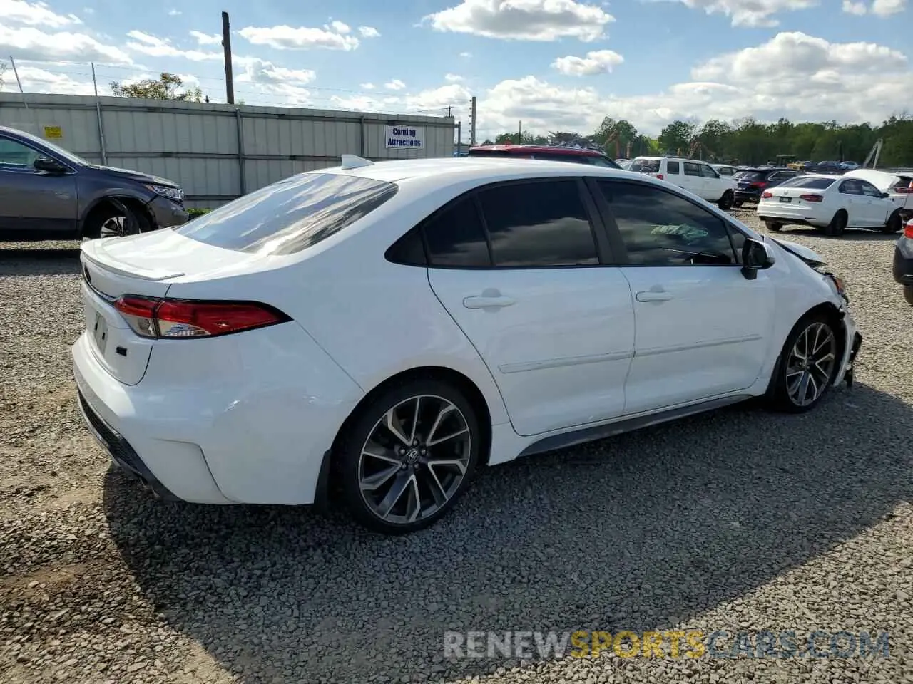 3 Photograph of a damaged car 5YFS4RCE6LP028405 TOYOTA COROLLA 2020