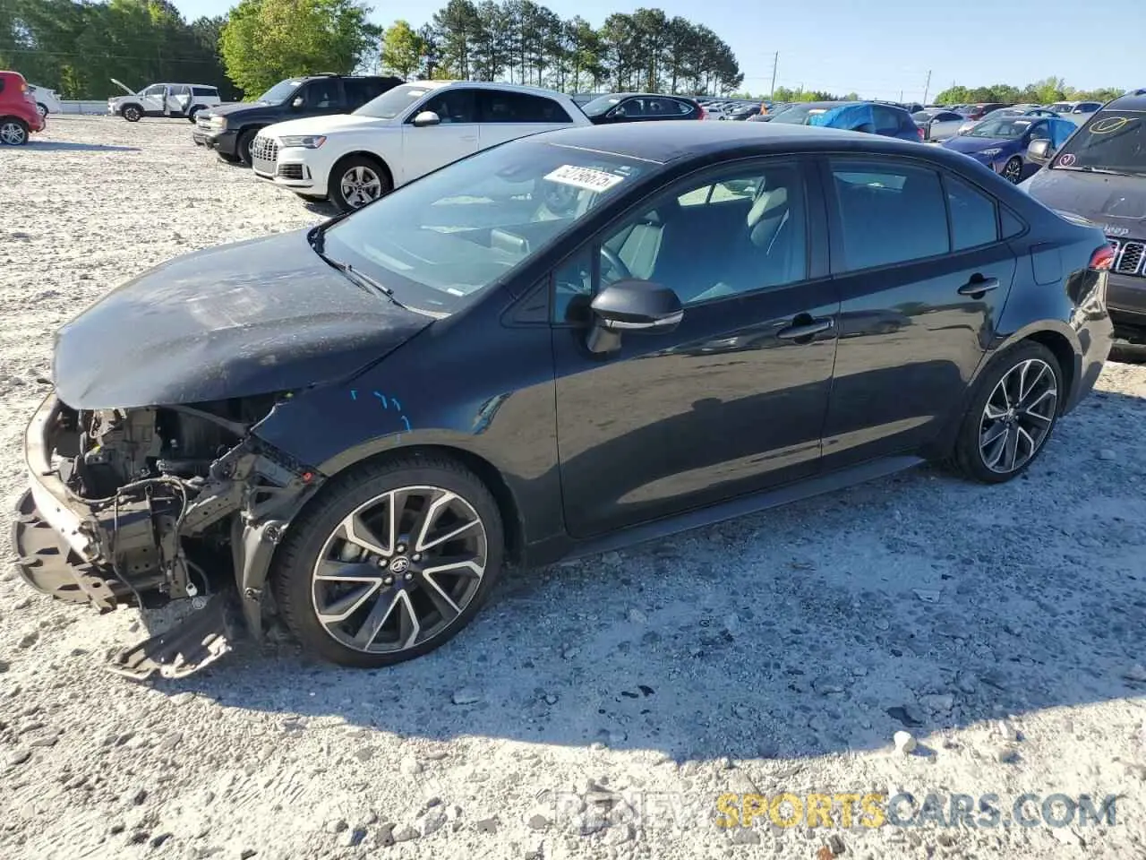 1 Photograph of a damaged car 5YFS4RCE6LP030042 TOYOTA COROLLA 2020