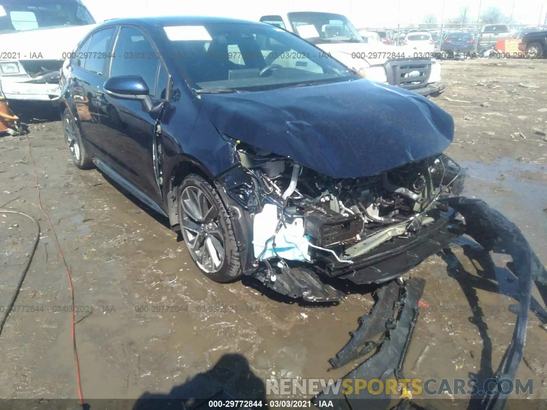 1 Photograph of a damaged car 5YFS4RCE6LP037329 TOYOTA COROLLA 2020