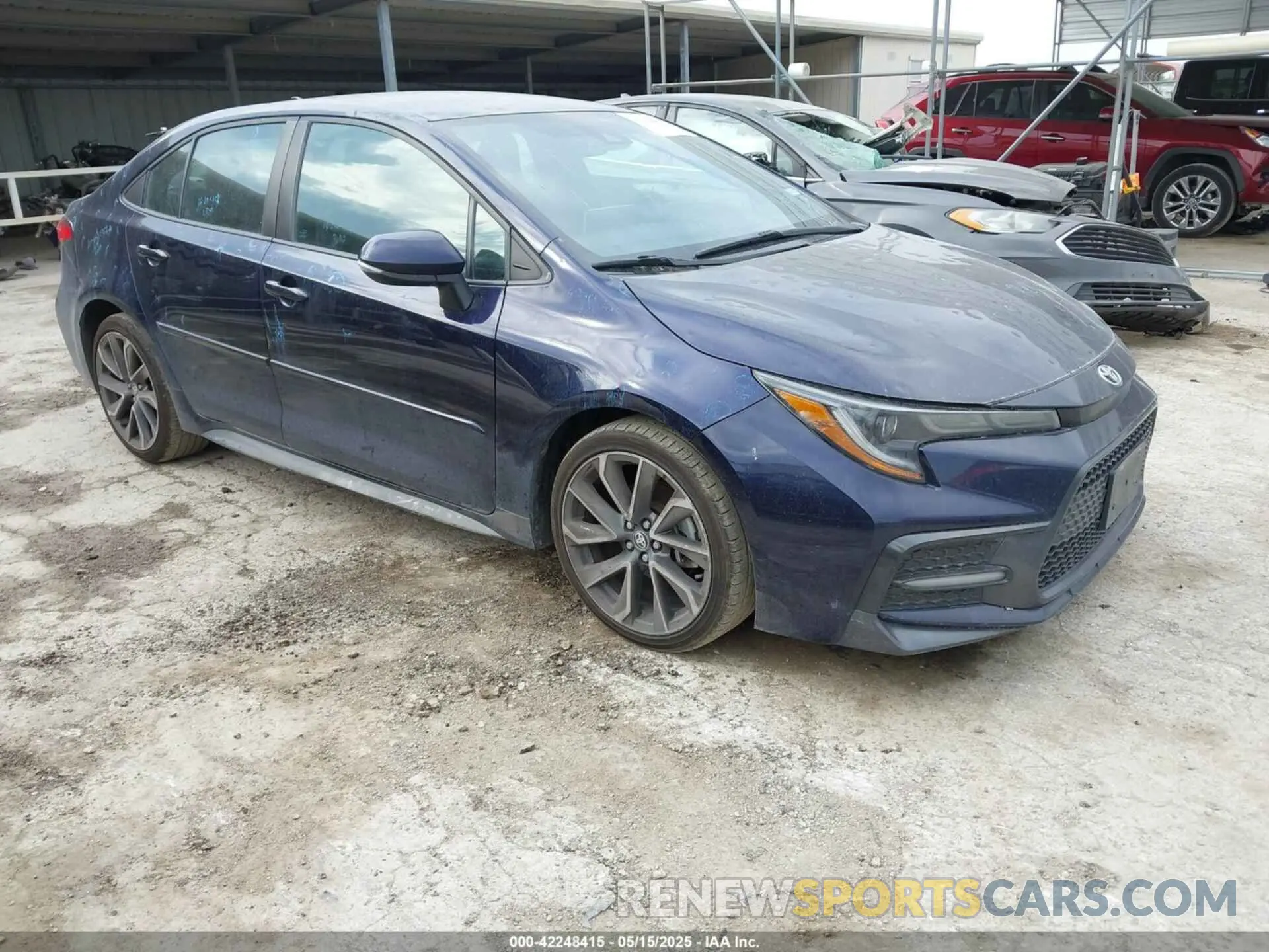 1 Photograph of a damaged car 5YFS4RCE6LP040831 TOYOTA COROLLA 2020