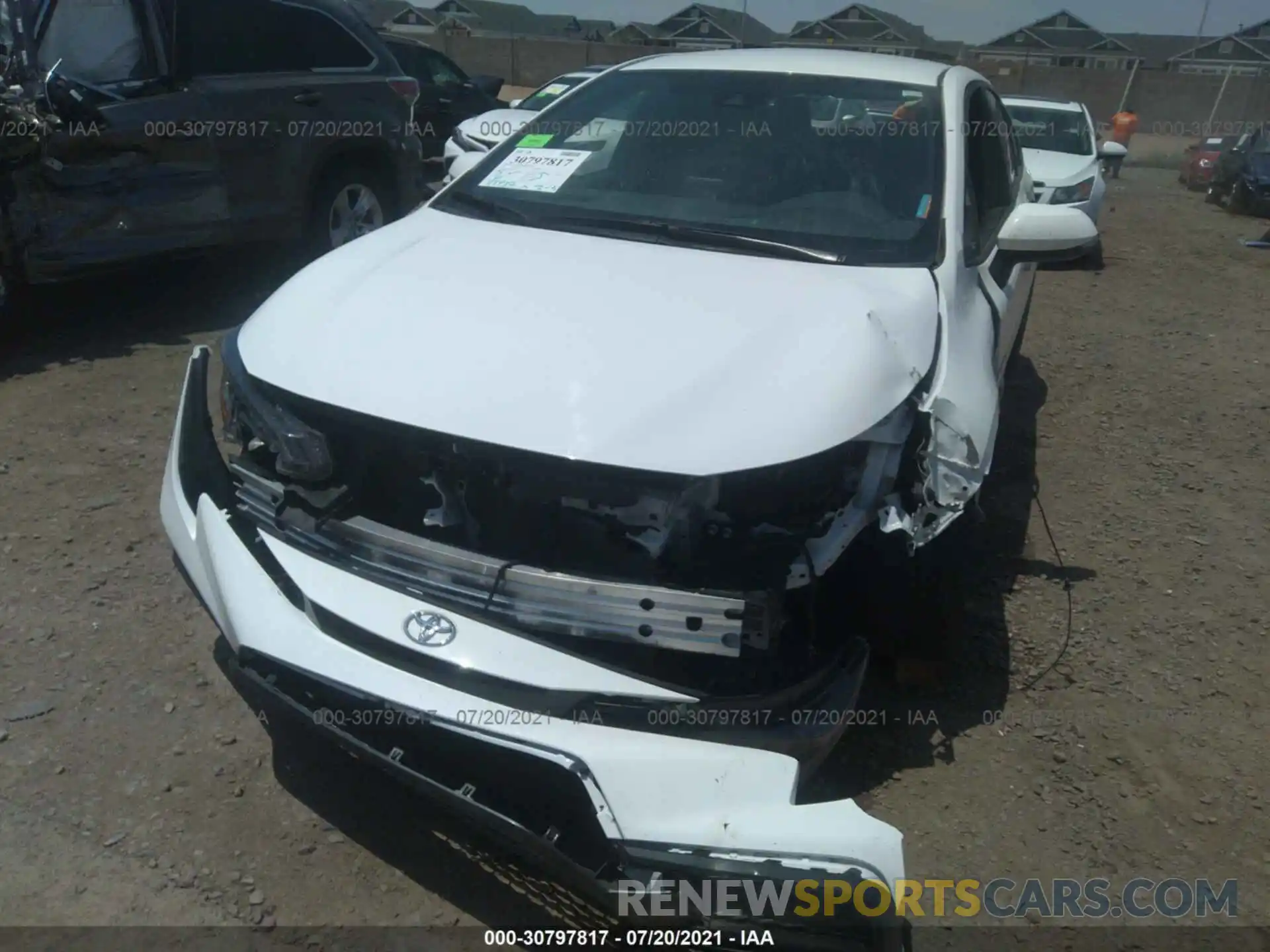 6 Photograph of a damaged car 5YFS4RCE6LP045270 TOYOTA COROLLA 2020