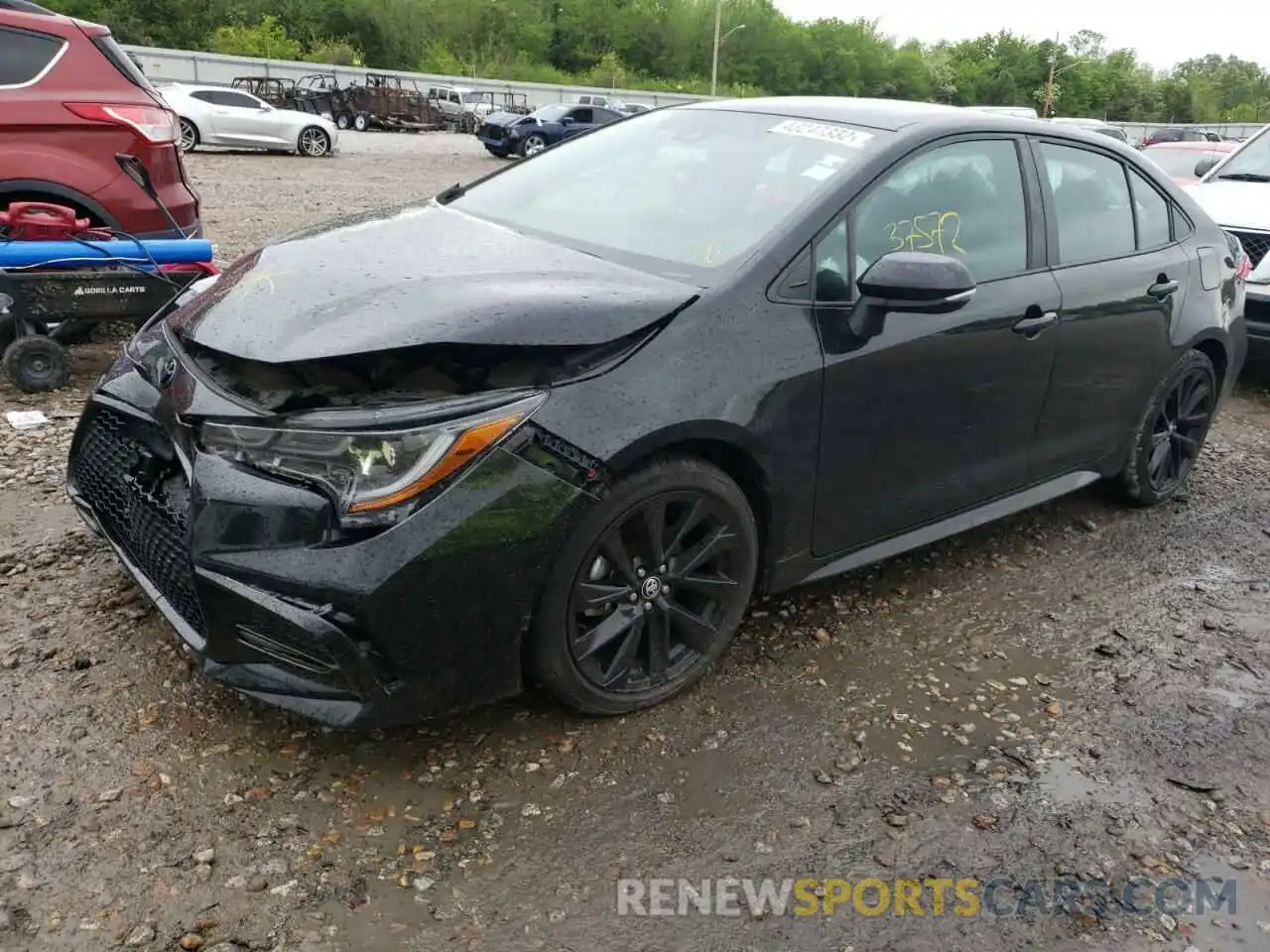 2 Photograph of a damaged car 5YFS4RCE6LP045978 TOYOTA COROLLA 2020