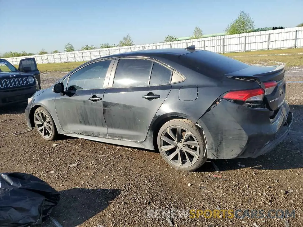 2 Photograph of a damaged car 5YFS4RCE6LP049075 TOYOTA COROLLA 2020