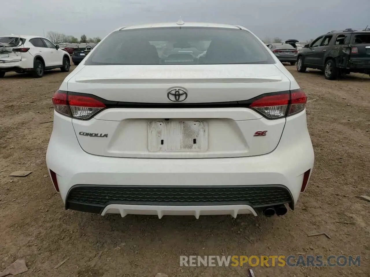 6 Photograph of a damaged car 5YFS4RCE7LP008759 TOYOTA COROLLA 2020