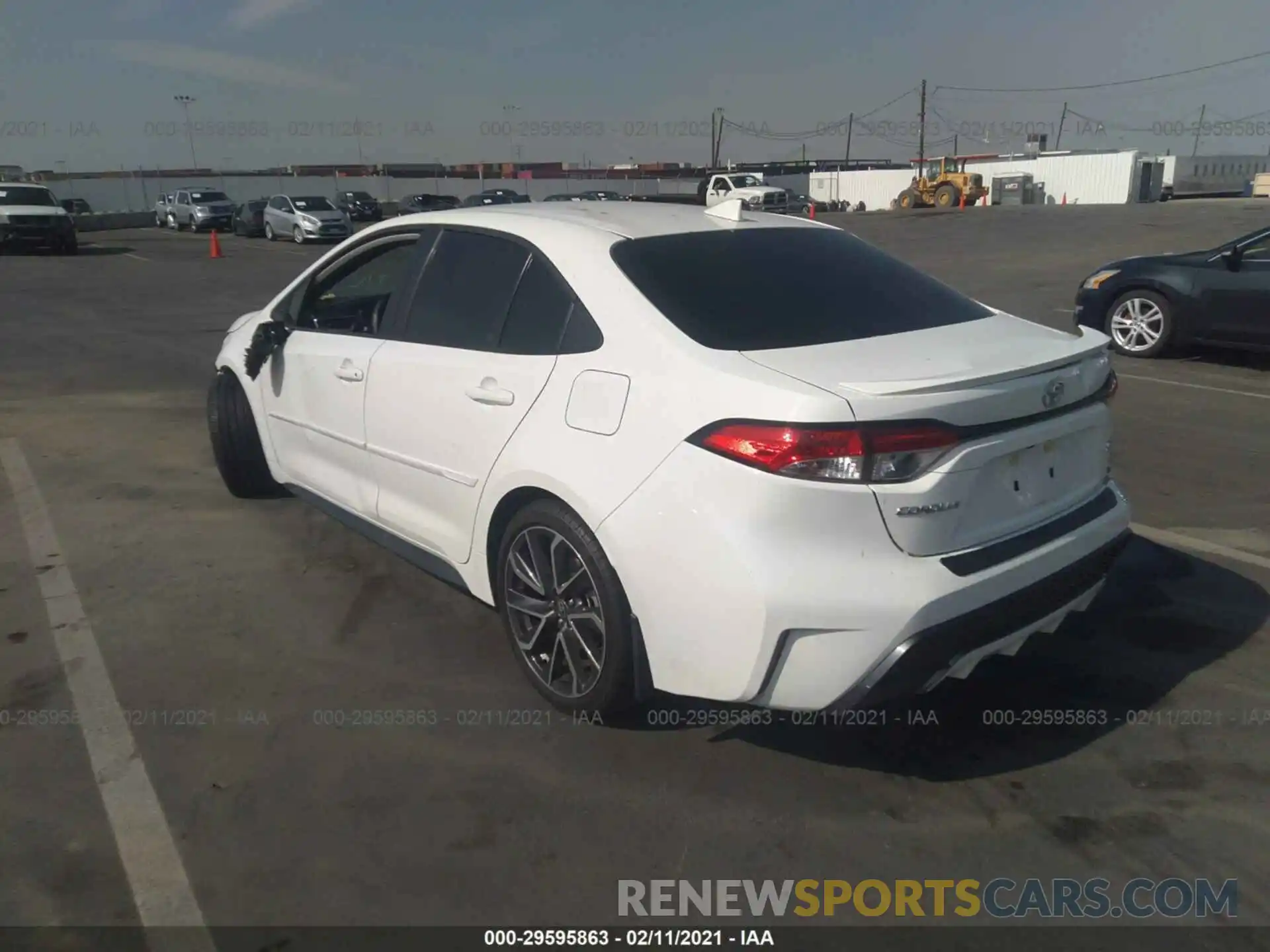 3 Photograph of a damaged car 5YFS4RCE7LP012827 TOYOTA COROLLA 2020