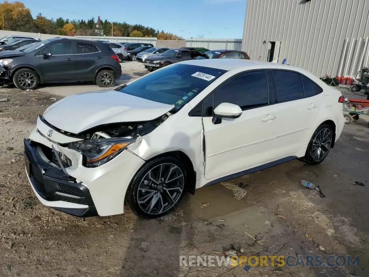 1 Photograph of a damaged car 5YFS4RCE7LP025657 TOYOTA COROLLA 2020