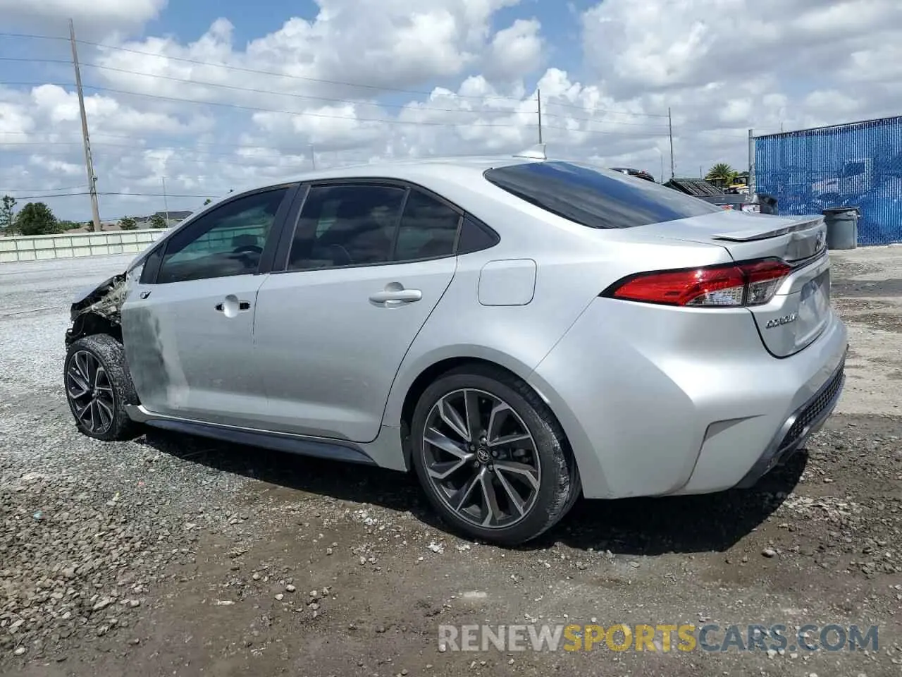 2 Photograph of a damaged car 5YFS4RCE7LP044046 TOYOTA COROLLA 2020