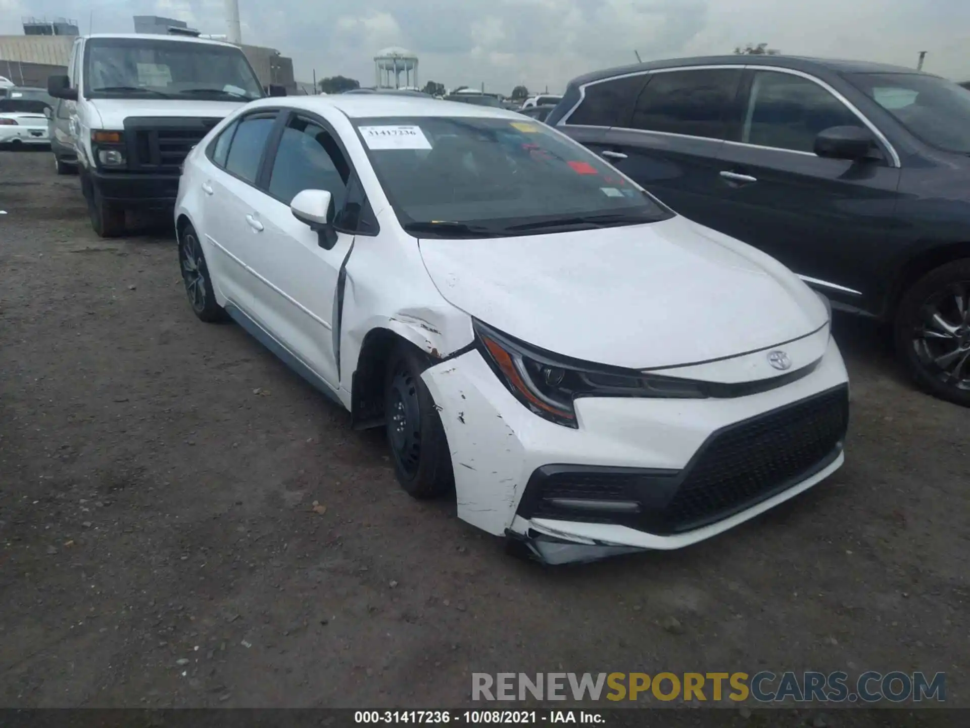 1 Photograph of a damaged car 5YFS4RCE7LP051031 TOYOTA COROLLA 2020