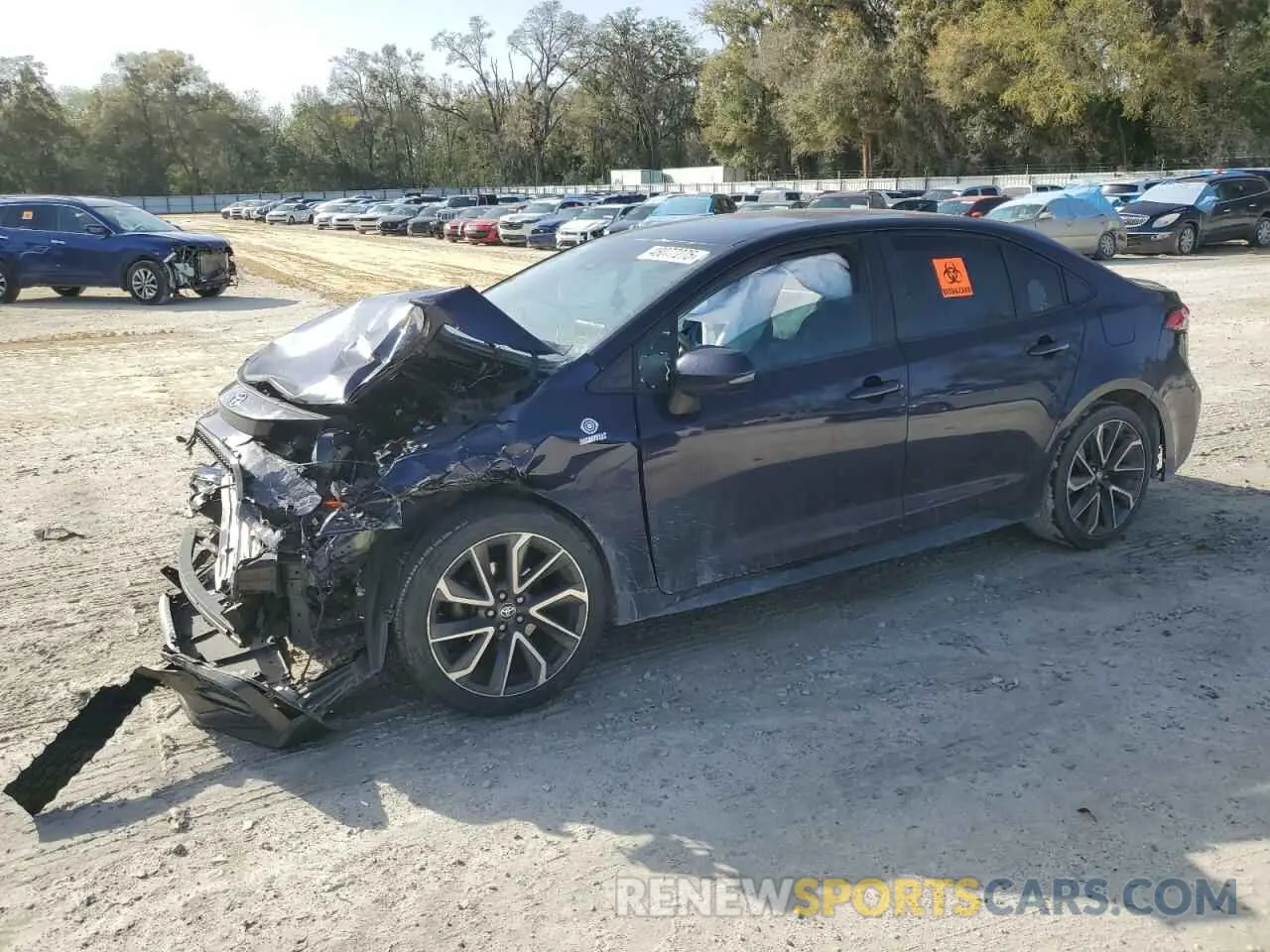 1 Photograph of a damaged car 5YFS4RCE7LP051711 TOYOTA COROLLA 2020