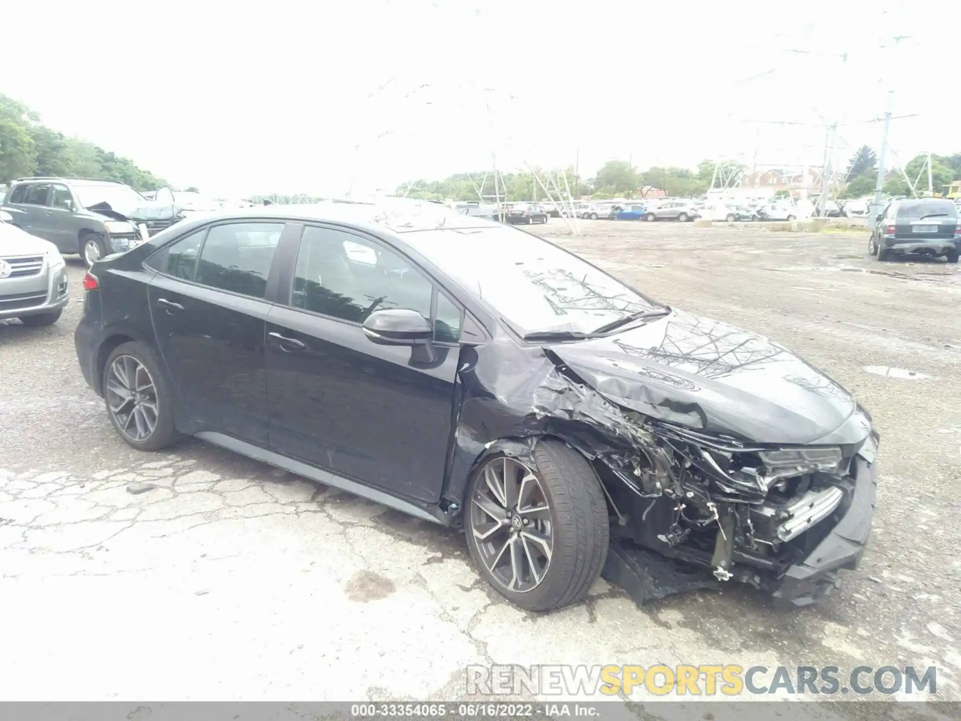 1 Photograph of a damaged car 5YFS4RCE8LP012447 TOYOTA COROLLA 2020