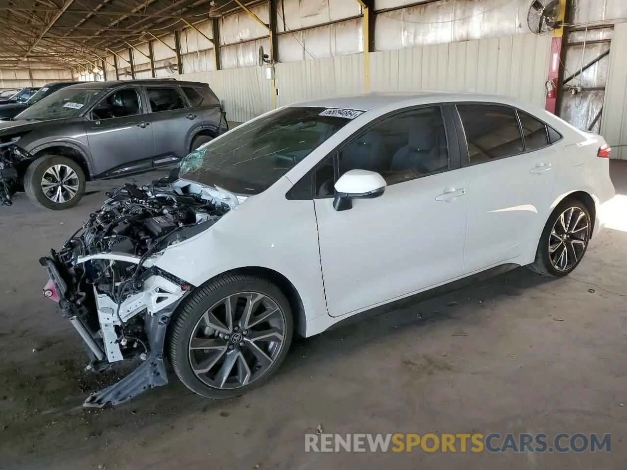 1 Photograph of a damaged car 5YFS4RCE8LP016305 TOYOTA COROLLA 2020