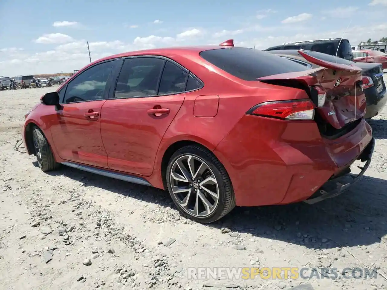 3 Photograph of a damaged car 5YFS4RCE8LP019754 TOYOTA COROLLA 2020