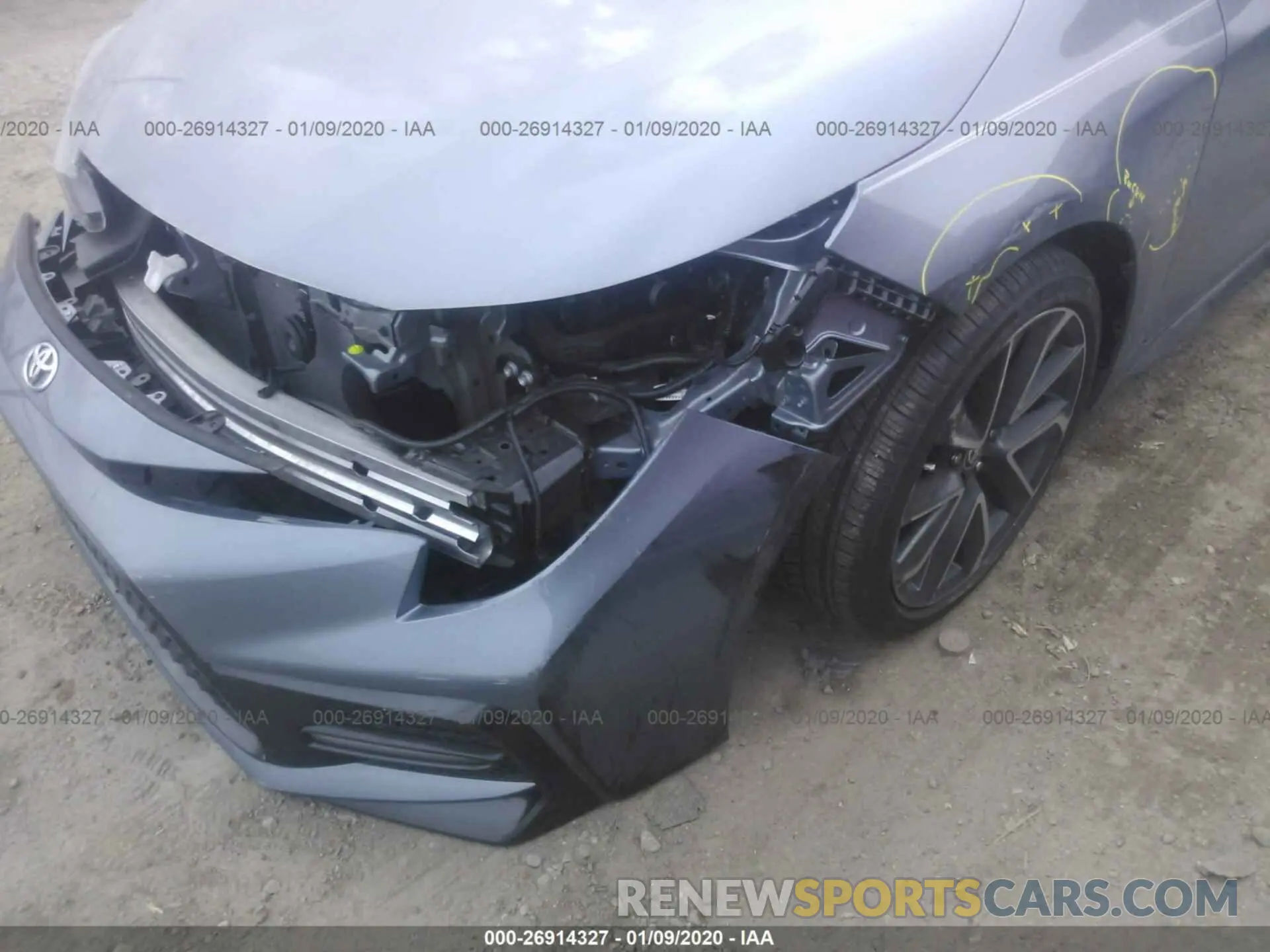 6 Photograph of a damaged car 5YFS4RCE8LP021777 TOYOTA COROLLA 2020