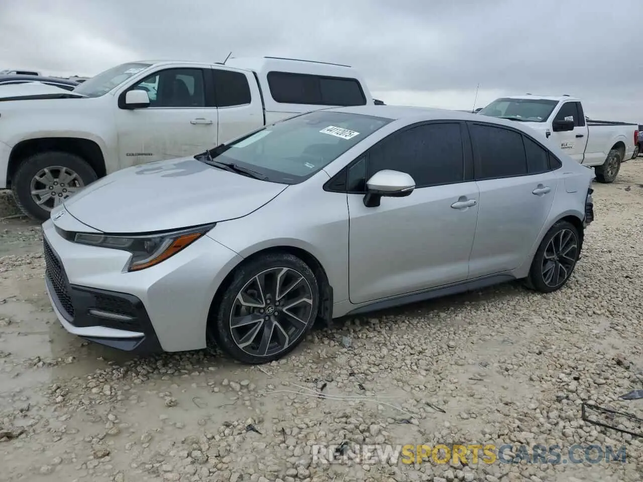 1 Photograph of a damaged car 5YFS4RCE8LP023013 TOYOTA COROLLA 2020
