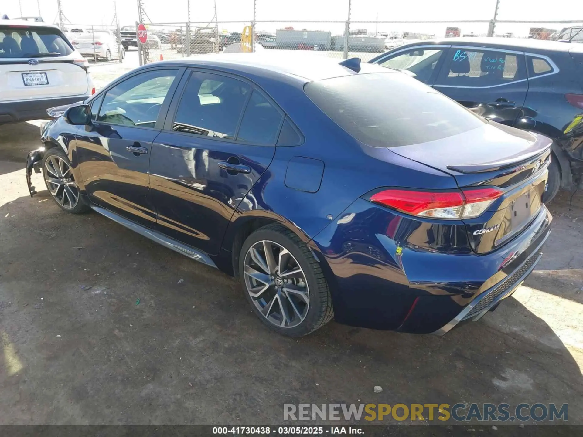 3 Photograph of a damaged car 5YFS4RCE8LP029457 TOYOTA COROLLA 2020