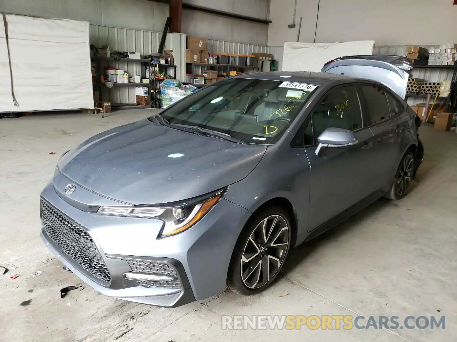 2 Photograph of a damaged car 5YFS4RCE8LP031757 TOYOTA COROLLA 2020