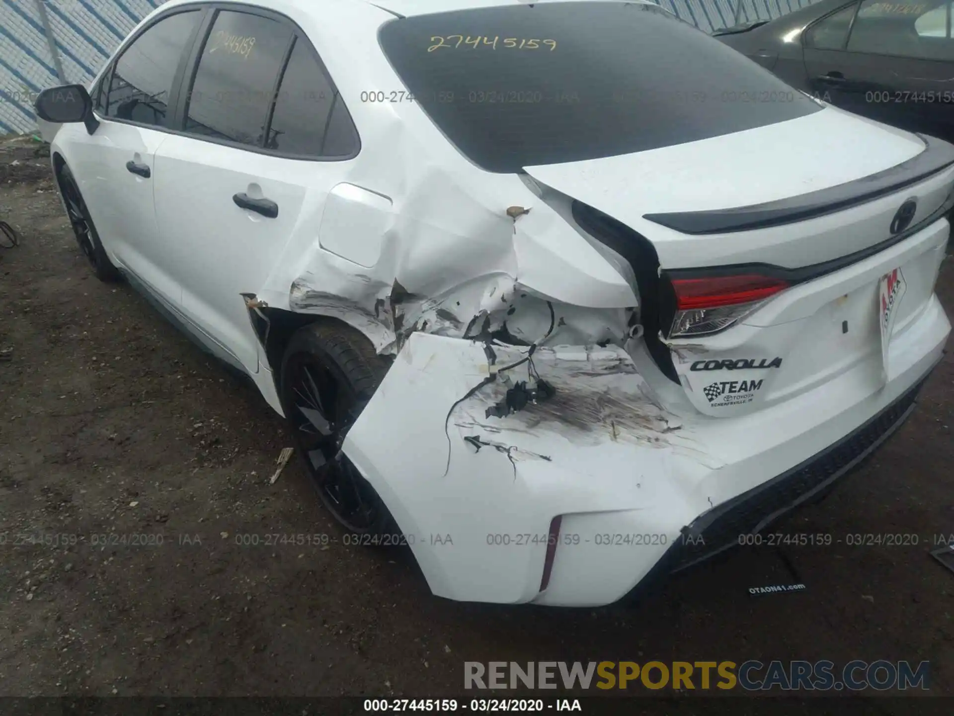 6 Photograph of a damaged car 5YFS4RCE8LP037607 TOYOTA COROLLA 2020