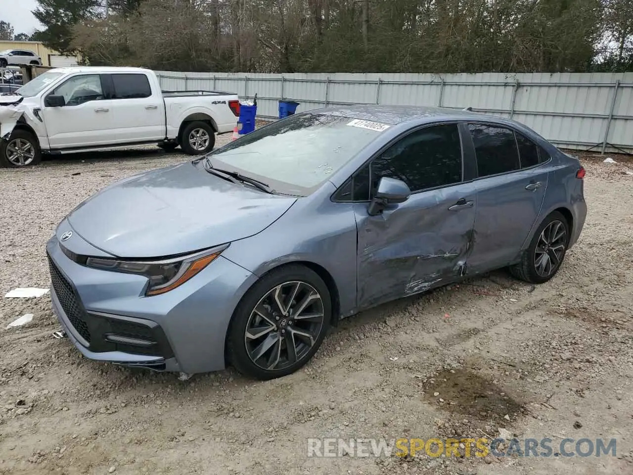 1 Photograph of a damaged car 5YFS4RCE8LP043648 TOYOTA COROLLA 2020