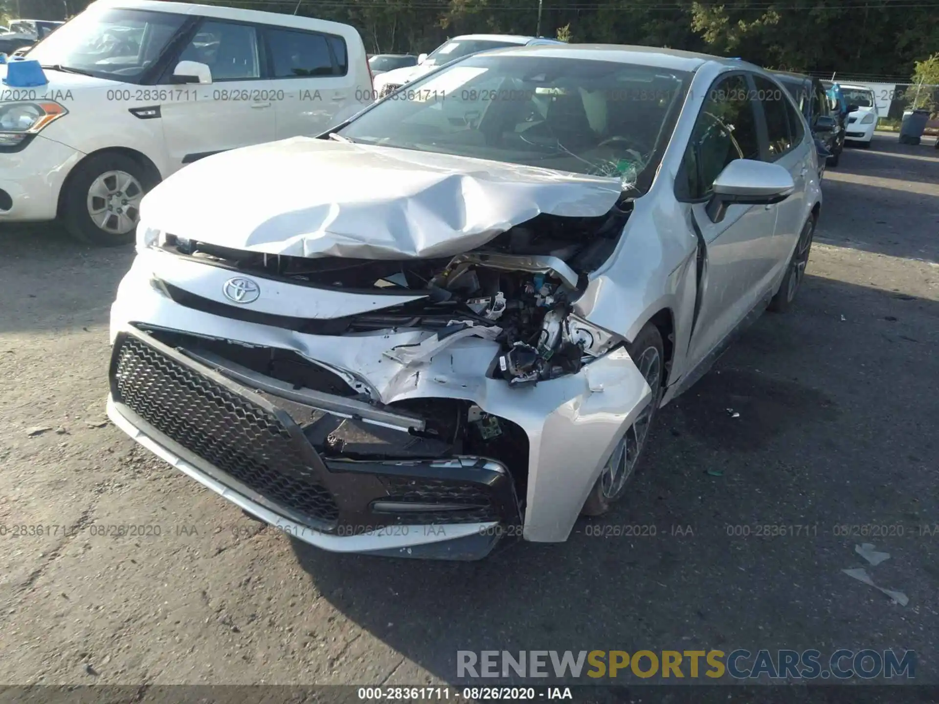 6 Photograph of a damaged car 5YFS4RCE8LP051958 TOYOTA COROLLA 2020