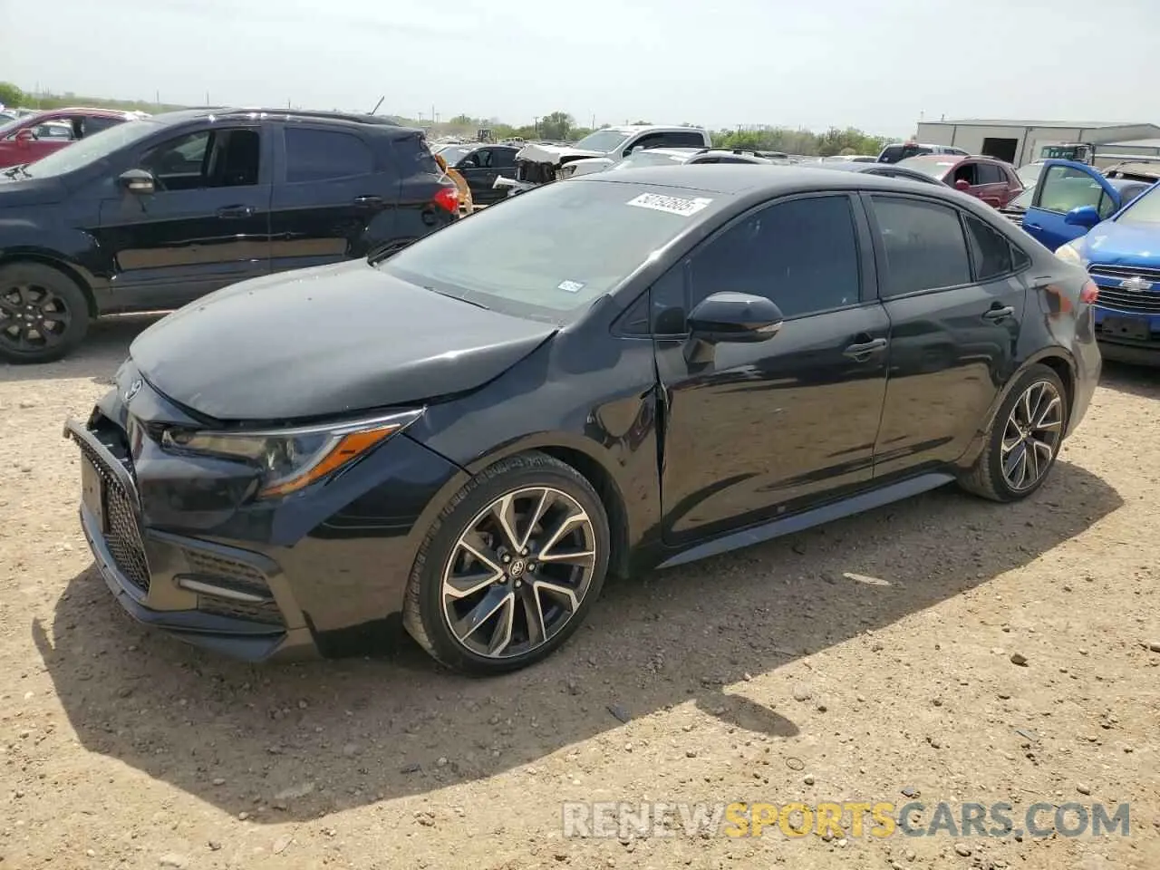 1 Photograph of a damaged car 5YFS4RCE8LP053354 TOYOTA COROLLA 2020