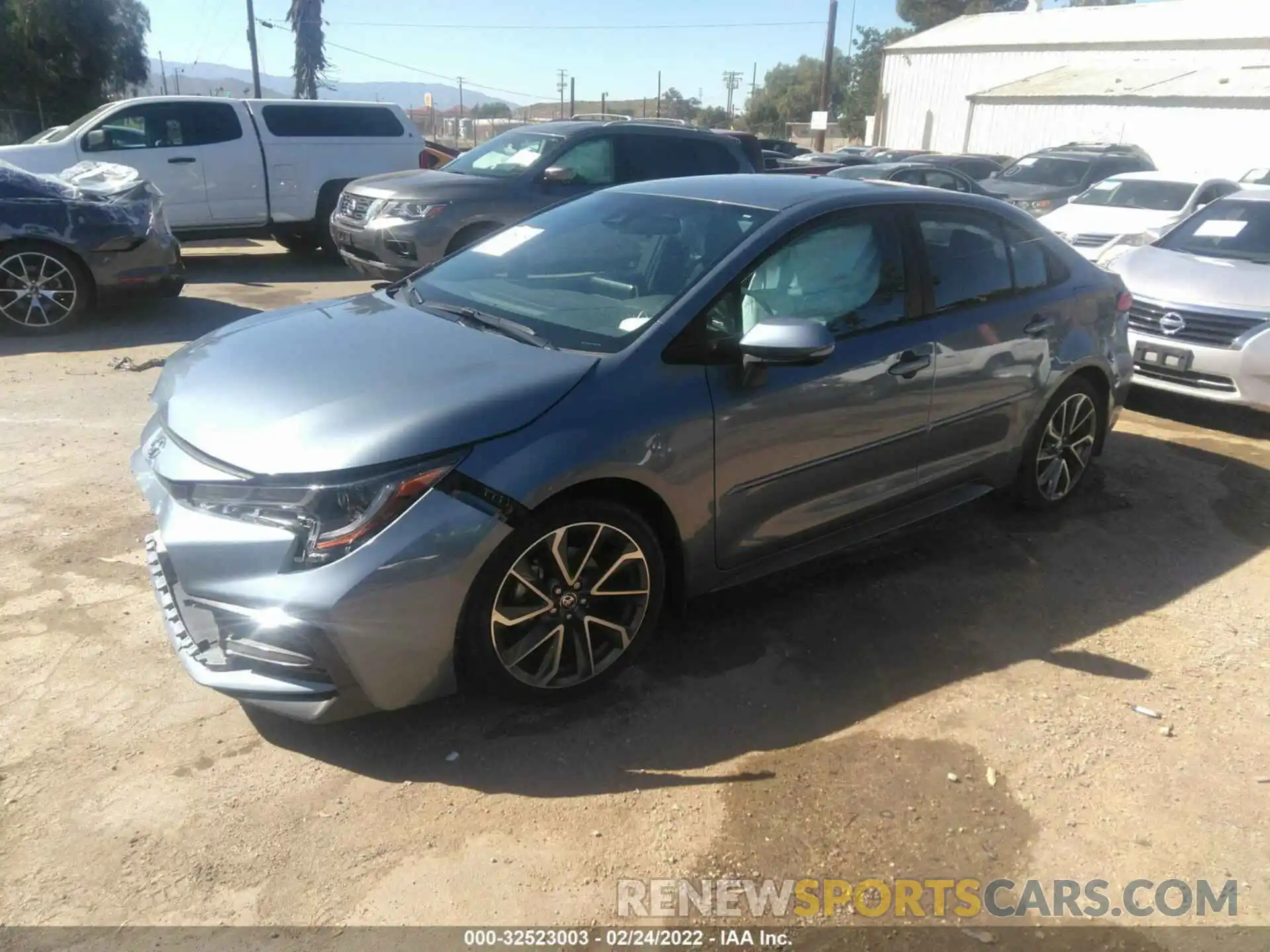 2 Photograph of a damaged car 5YFS4RCE8LP055492 TOYOTA COROLLA 2020