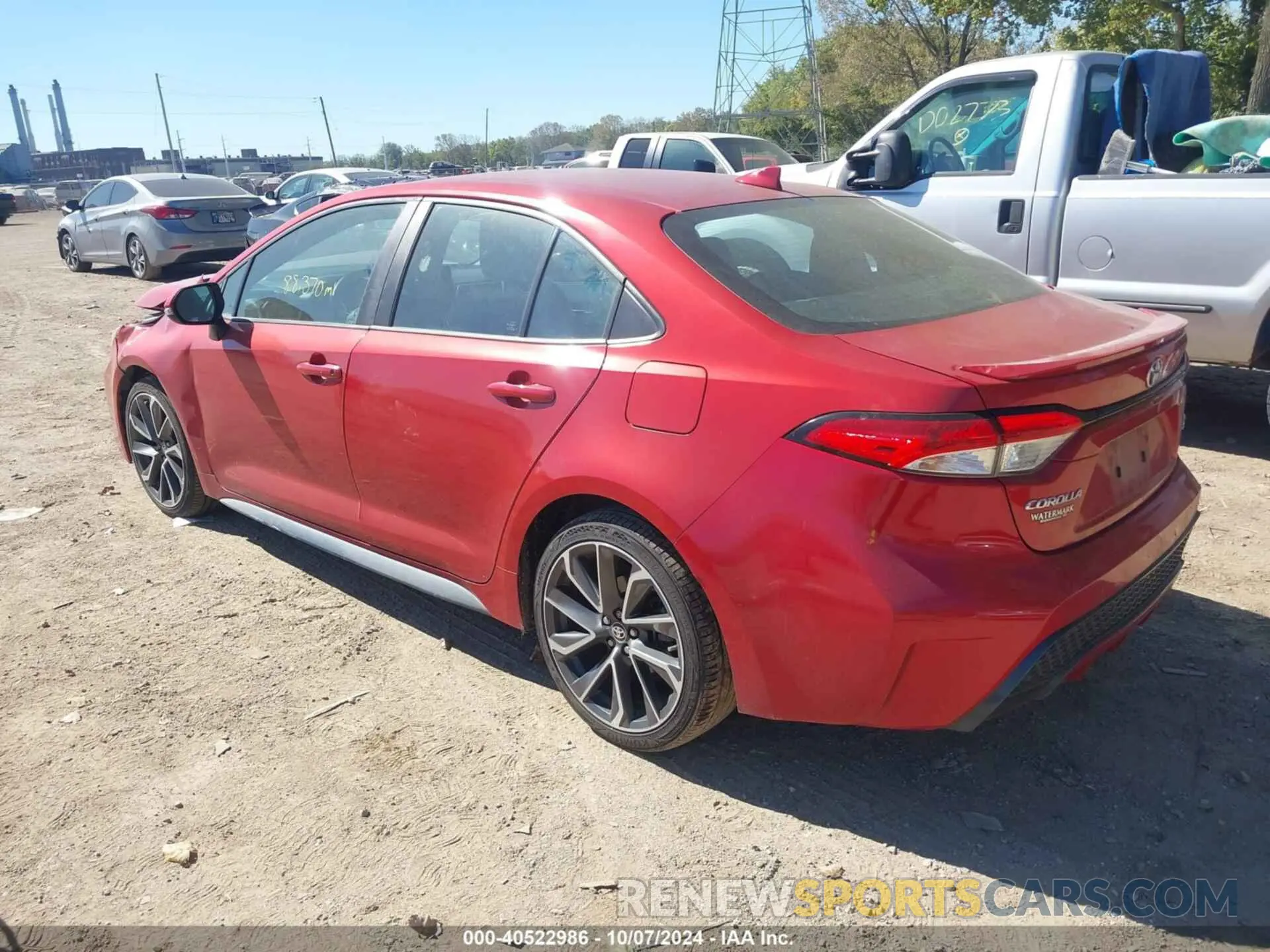 3 Photograph of a damaged car 5YFS4RCE9LP001327 TOYOTA COROLLA 2020