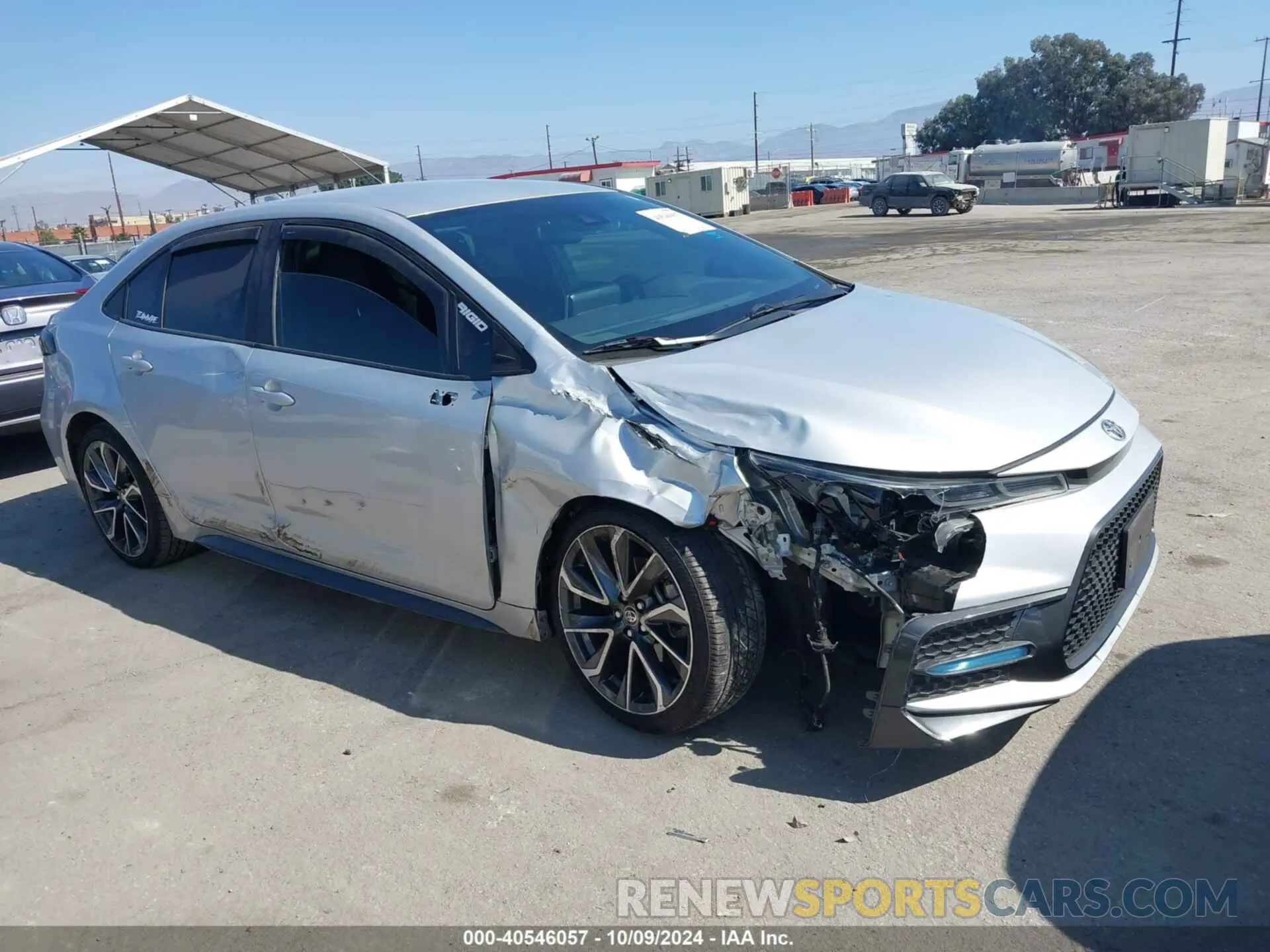 1 Photograph of a damaged car 5YFS4RCE9LP016992 TOYOTA COROLLA 2020