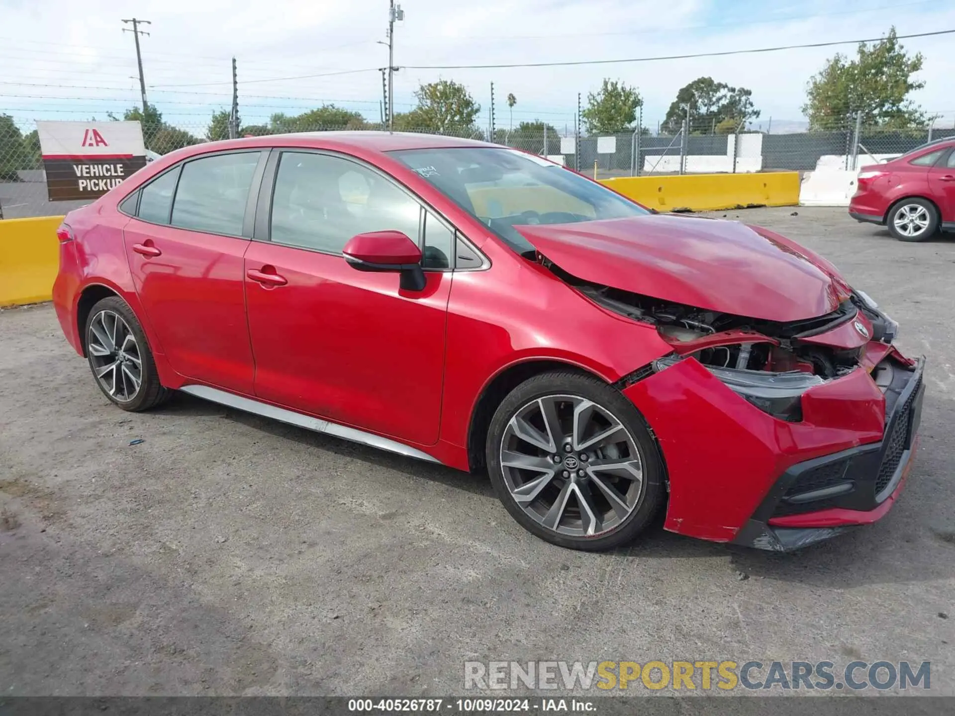 1 Photograph of a damaged car 5YFS4RCE9LP022789 TOYOTA COROLLA 2020