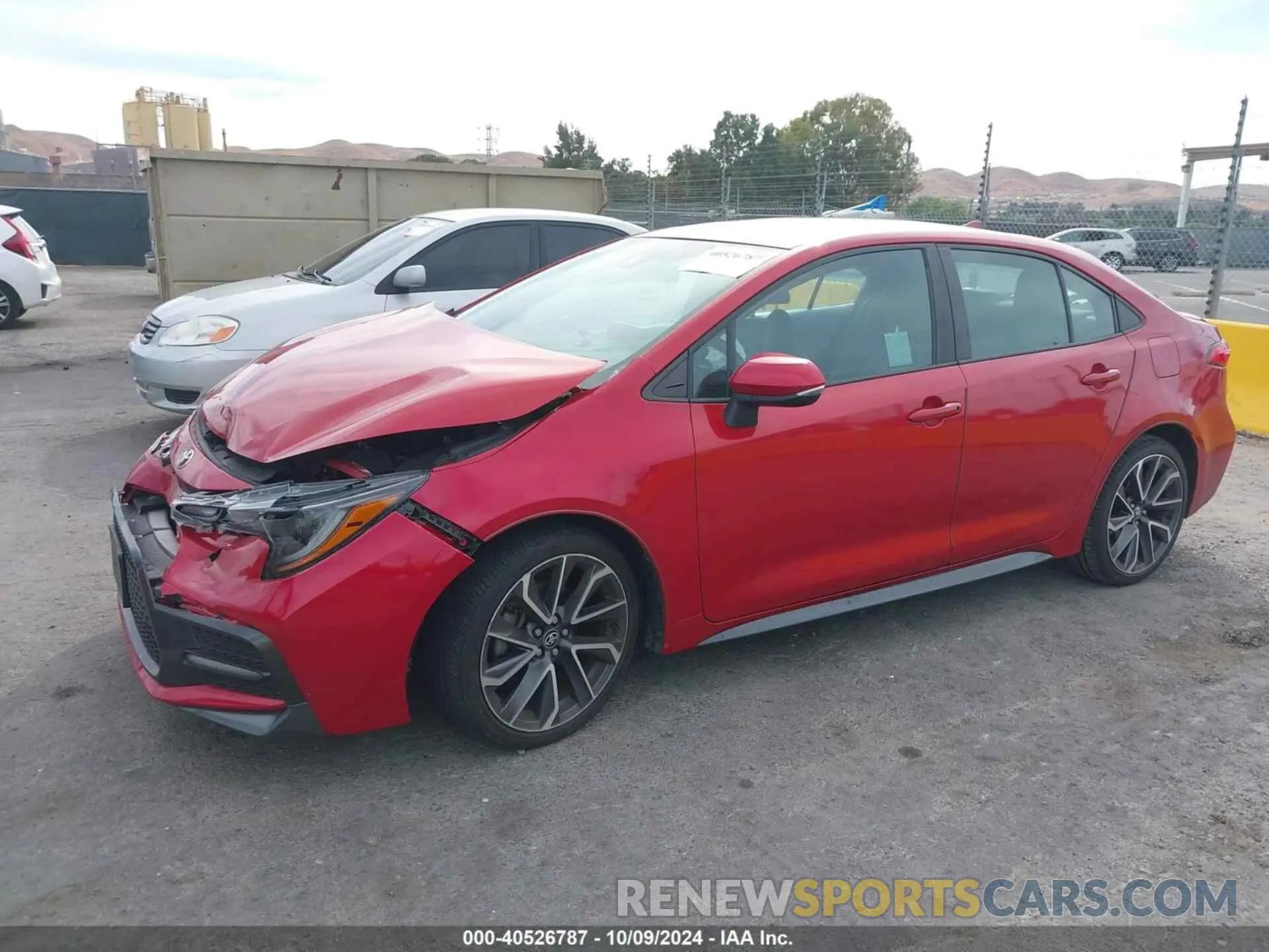 2 Photograph of a damaged car 5YFS4RCE9LP022789 TOYOTA COROLLA 2020
