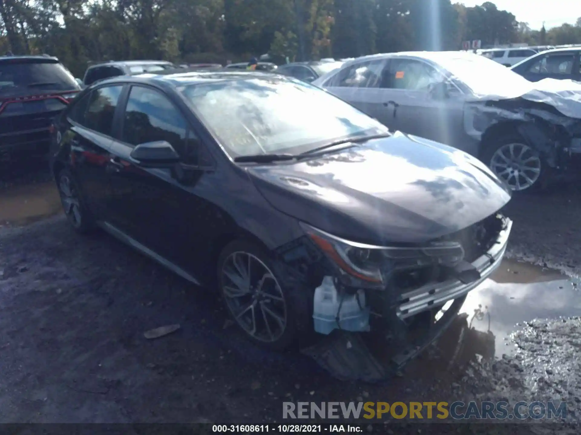 1 Photograph of a damaged car 5YFS4RCE9LP034702 TOYOTA COROLLA 2020