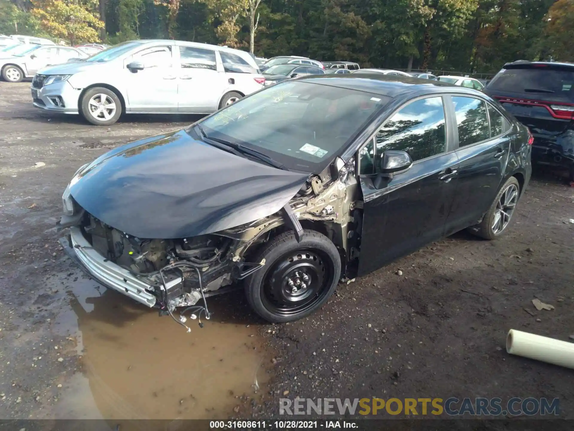 2 Photograph of a damaged car 5YFS4RCE9LP034702 TOYOTA COROLLA 2020