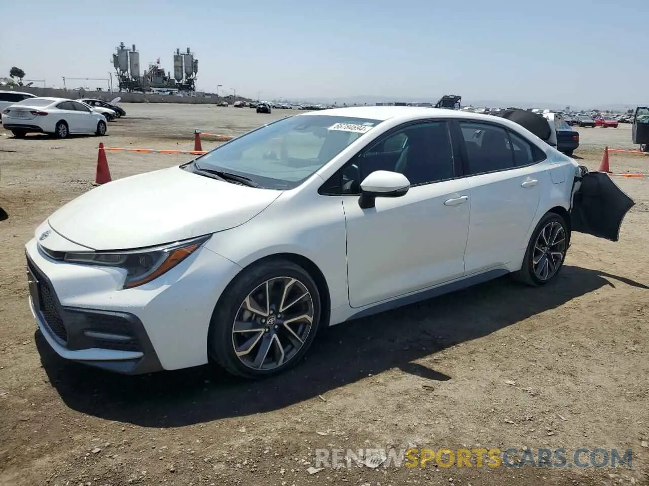 1 Photograph of a damaged car 5YFS4RCE9LP035008 TOYOTA COROLLA 2020
