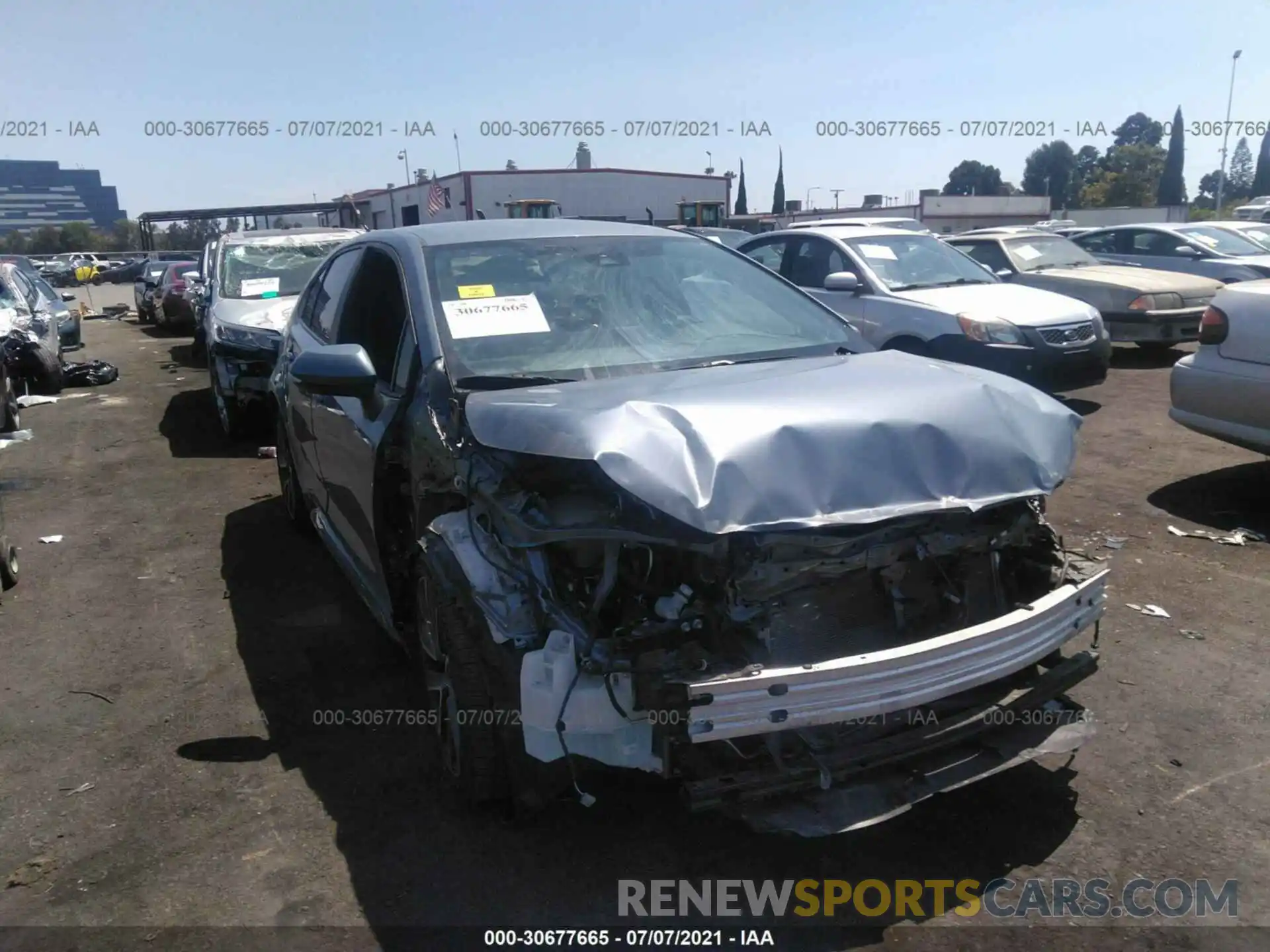 5 Photograph of a damaged car 5YFS4RCE9LP042184 TOYOTA COROLLA 2020